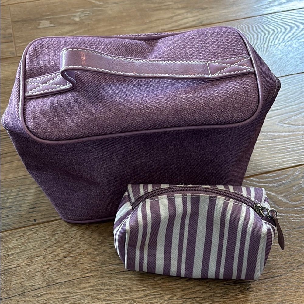 Estée Lauder Lilac Purple Makeup Travel Bags